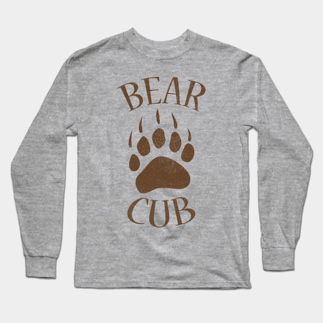 Bear Cub Long Sleeve T-Shirt by RAADesigns